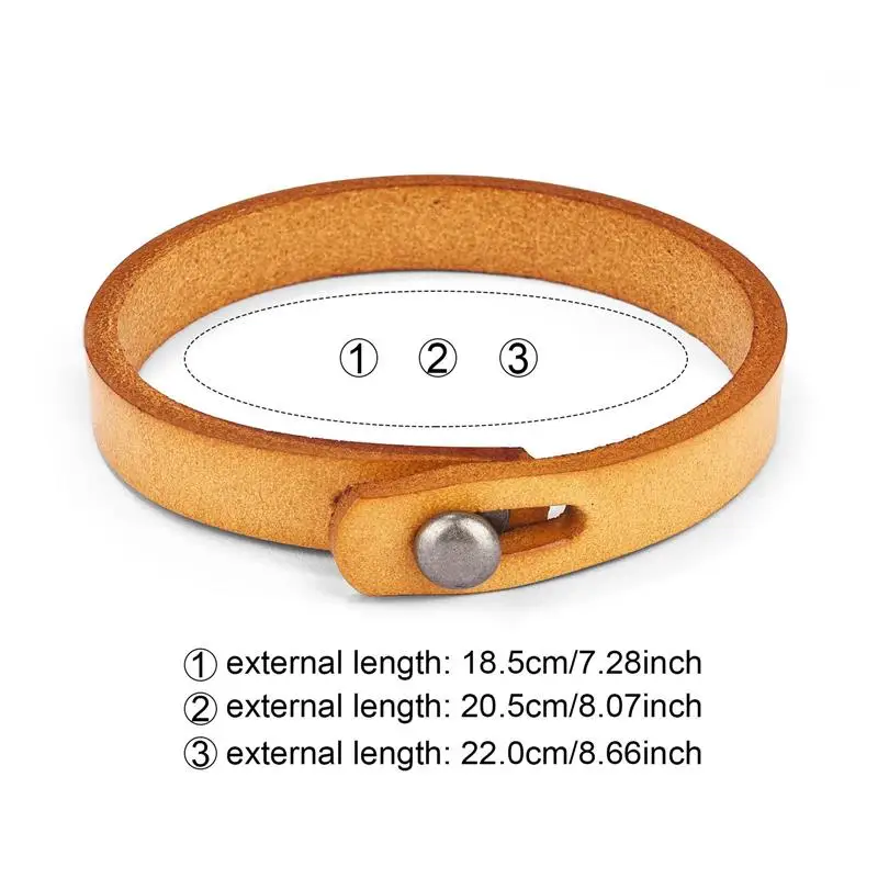 Jiayiqi Vintage Genuine Leather Wrap Cord Cuff Bracelet For Hand Wrist Wristband Men Woman Punk Bangle Couple Jewelry Gift - Image 2
