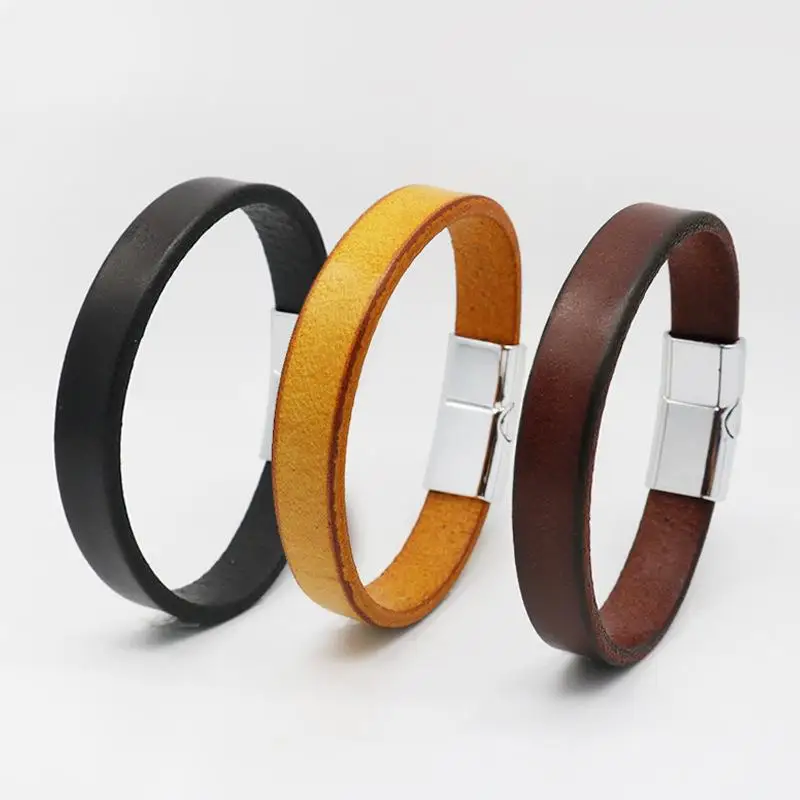 Jiayiqi Vintage Genuine Leather Wrap Cord Cuff Bracelet For Hand Wrist Wristband Men Woman Punk Bangle Couple Jewelry Gift - Image 4