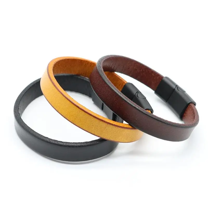 Jiayiqi Vintage Genuine Leather Wrap Cord Cuff Bracelet For Hand Wrist Wristband Men Woman Punk Bangle Couple Jewelry Gift - Image 3